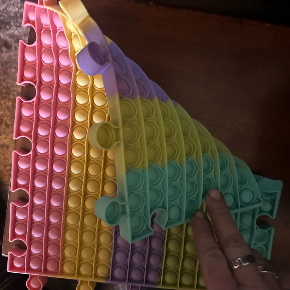 Colorful Pop It Puzzle Toy